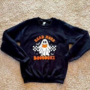 Black Halloween Ghost Sweatshirt